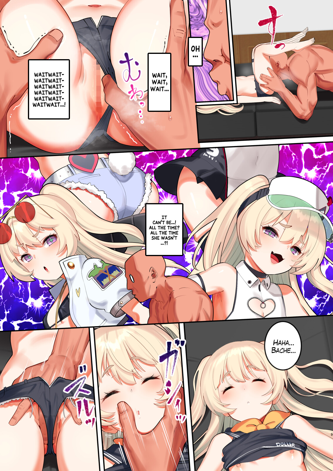 Hentai Manga Comic-I Put Bache to Sleep and Fucked Her-Read-8